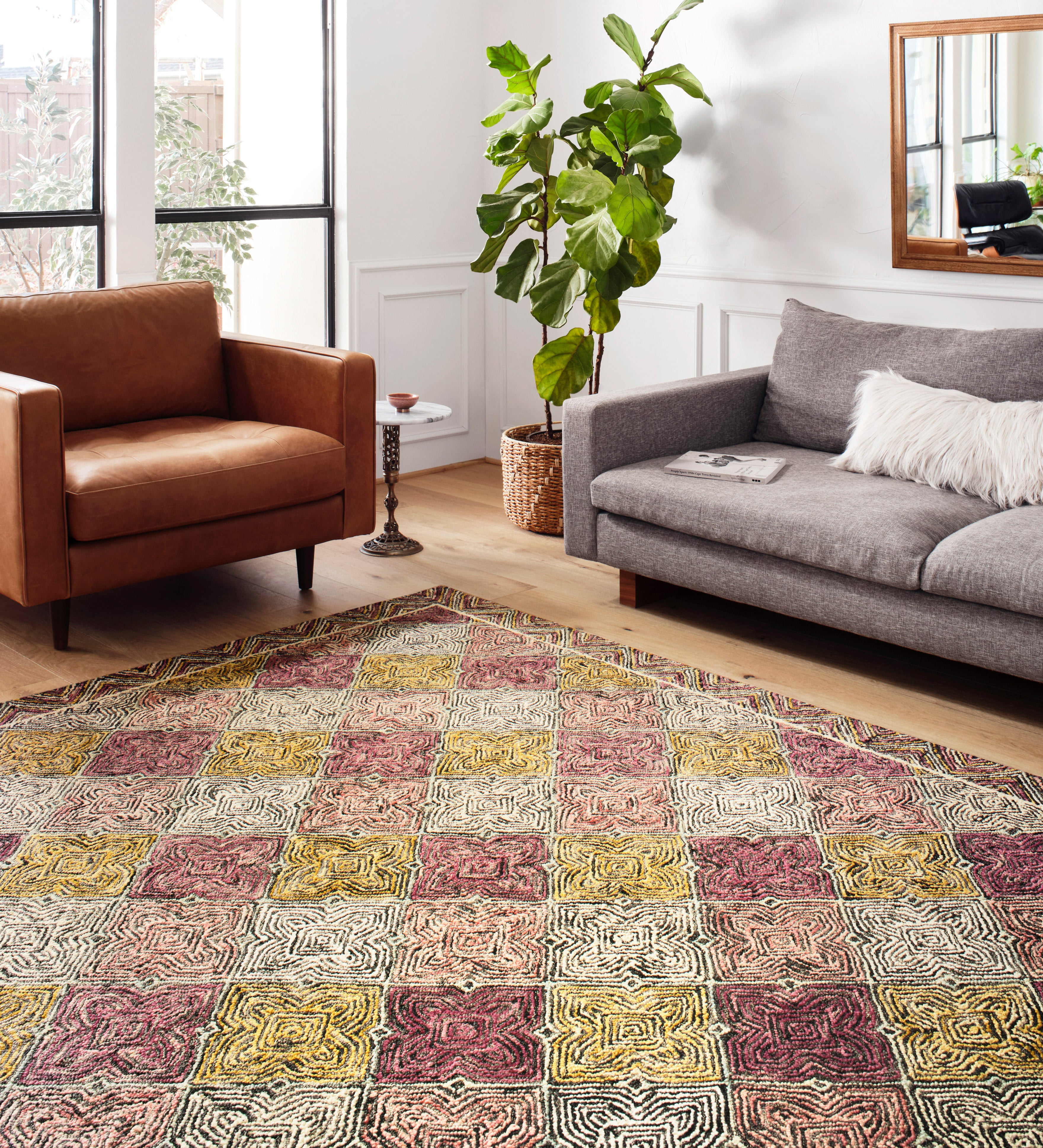 Loloi Spectrum Charcoal / Multi Rug RUGS - wool Loloi