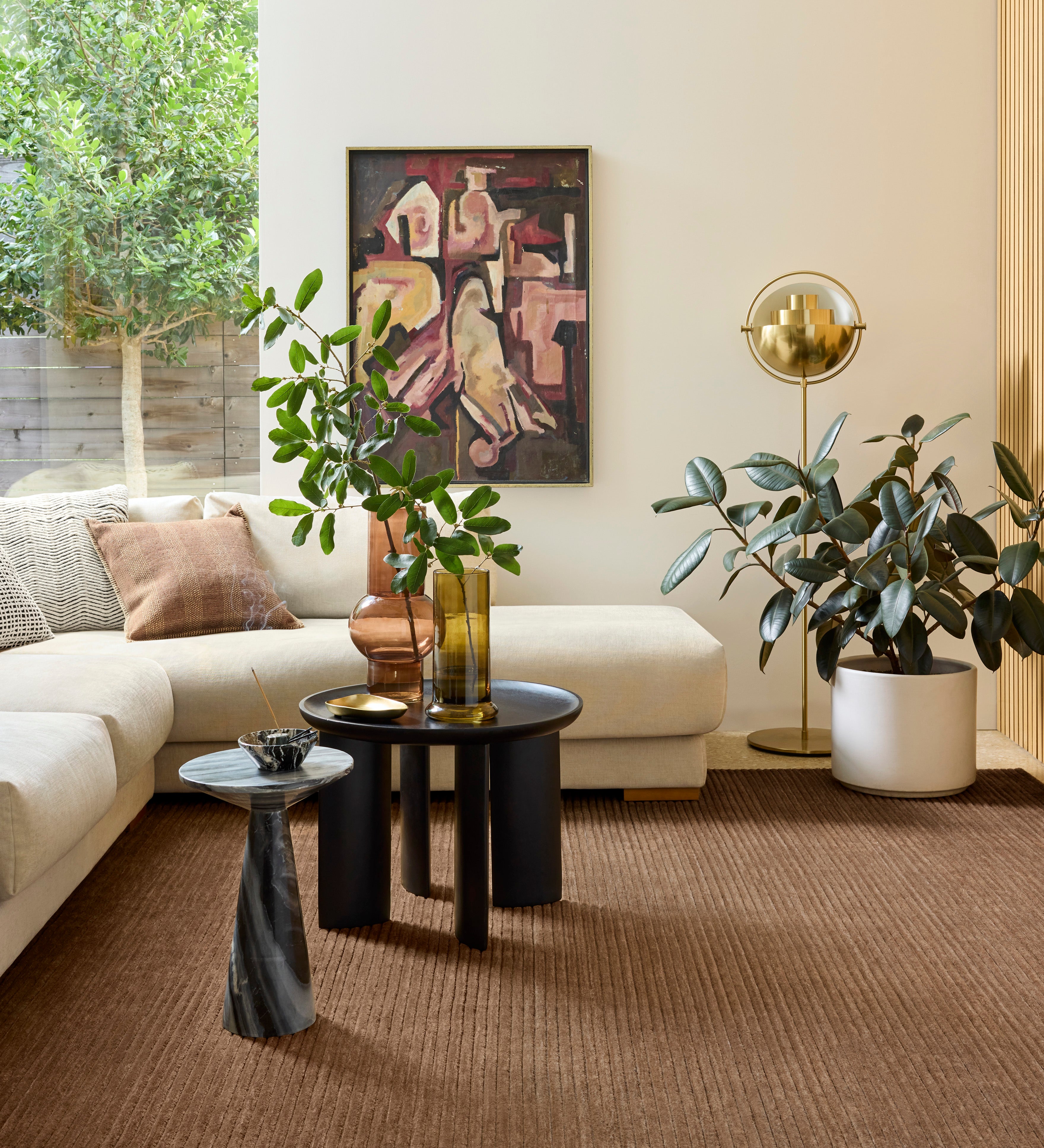 Loloi Sterling Mocha Rug 0-RUGS-patterned Loloi