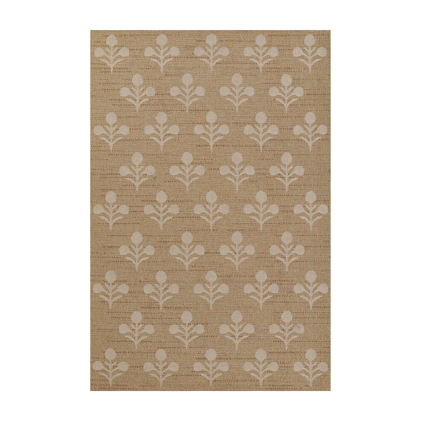 Sablebrook Natural Block Print Rug 5-Rugs - indoor/outdoor Momeni