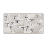 "Sheepish" Framed Wall Art
