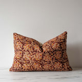 Sienna Block Print Pillow Cover