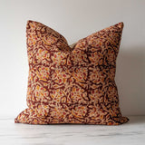 Sienna Block Print Pillow Cover