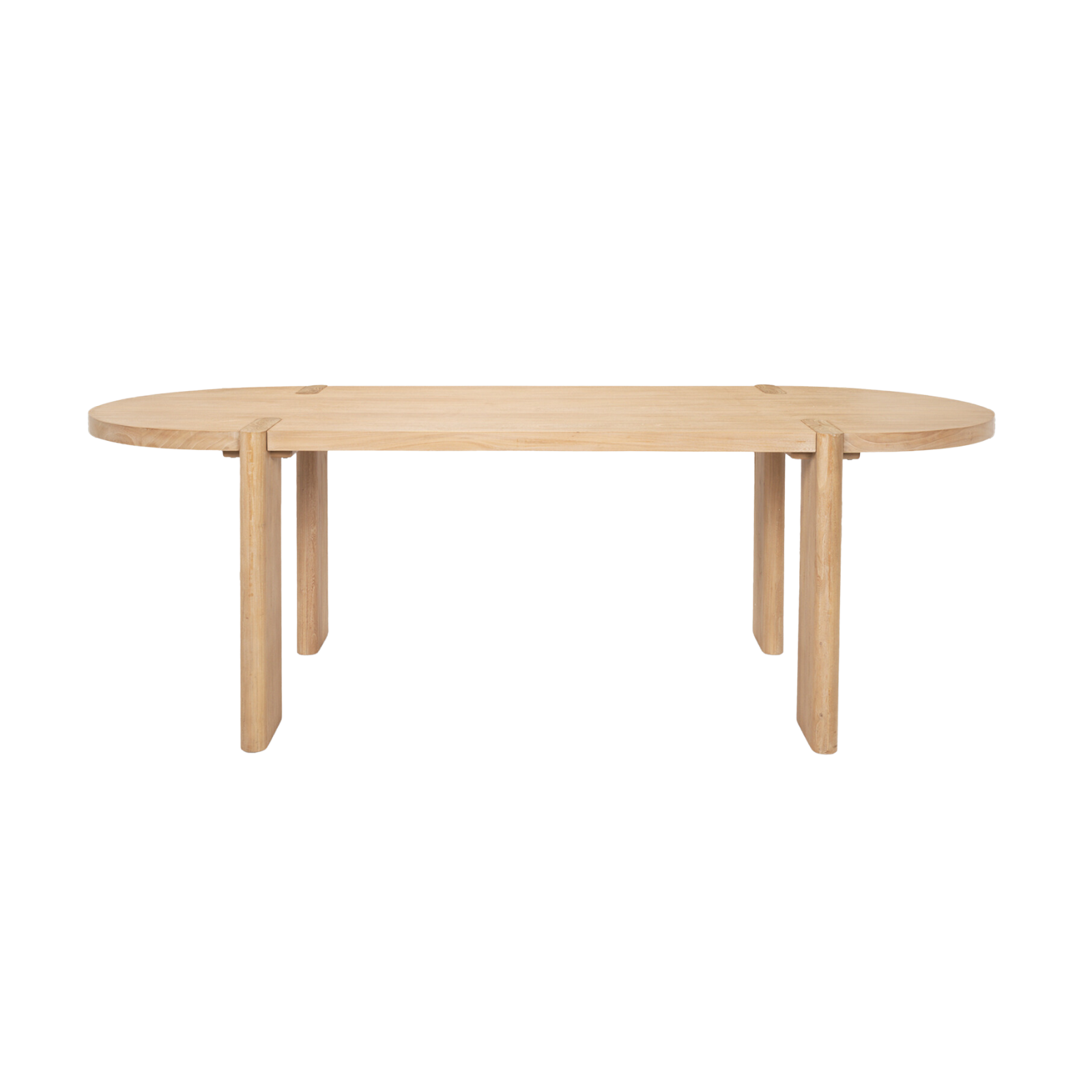 Solange Dining Table 9 - a - FURNITURE - dining tables Mercana Light Natural Elm Wood
