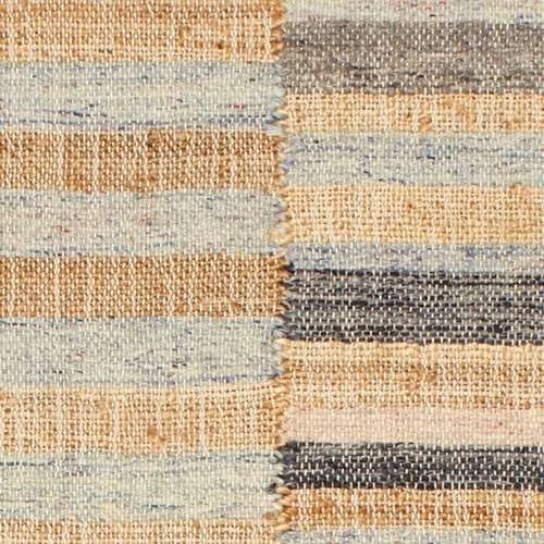 Ravel Stripe Blue Handwoven Wool Rug-Rug & Weave