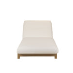 Eero Outdoor Adjustable Lounge Chair White Furniture - Outdoor Loungers Moe's Furniture