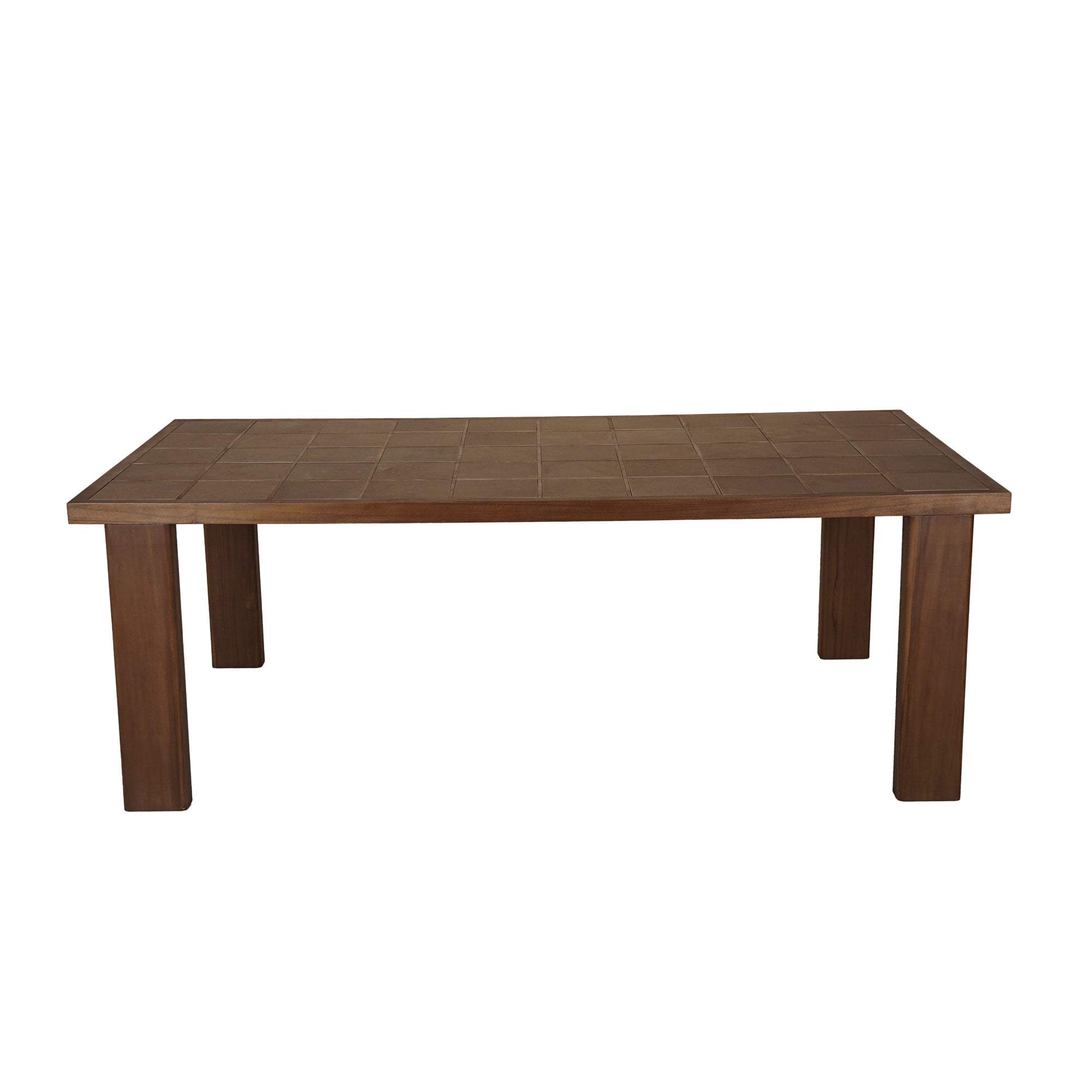 Malena Outdoor Dining Table Furniture - Dining Tables Moe's Furniture Brown