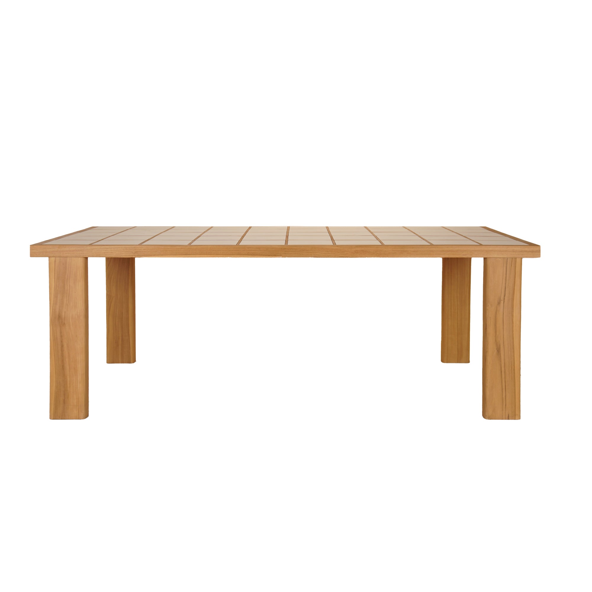 Malena Outdoor Dining Table Furniture - Dining Tables Moe's Furniture Natural