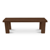 Malena Outdoor Bench Brown Furniture - Dining Benches Moe's Furniture