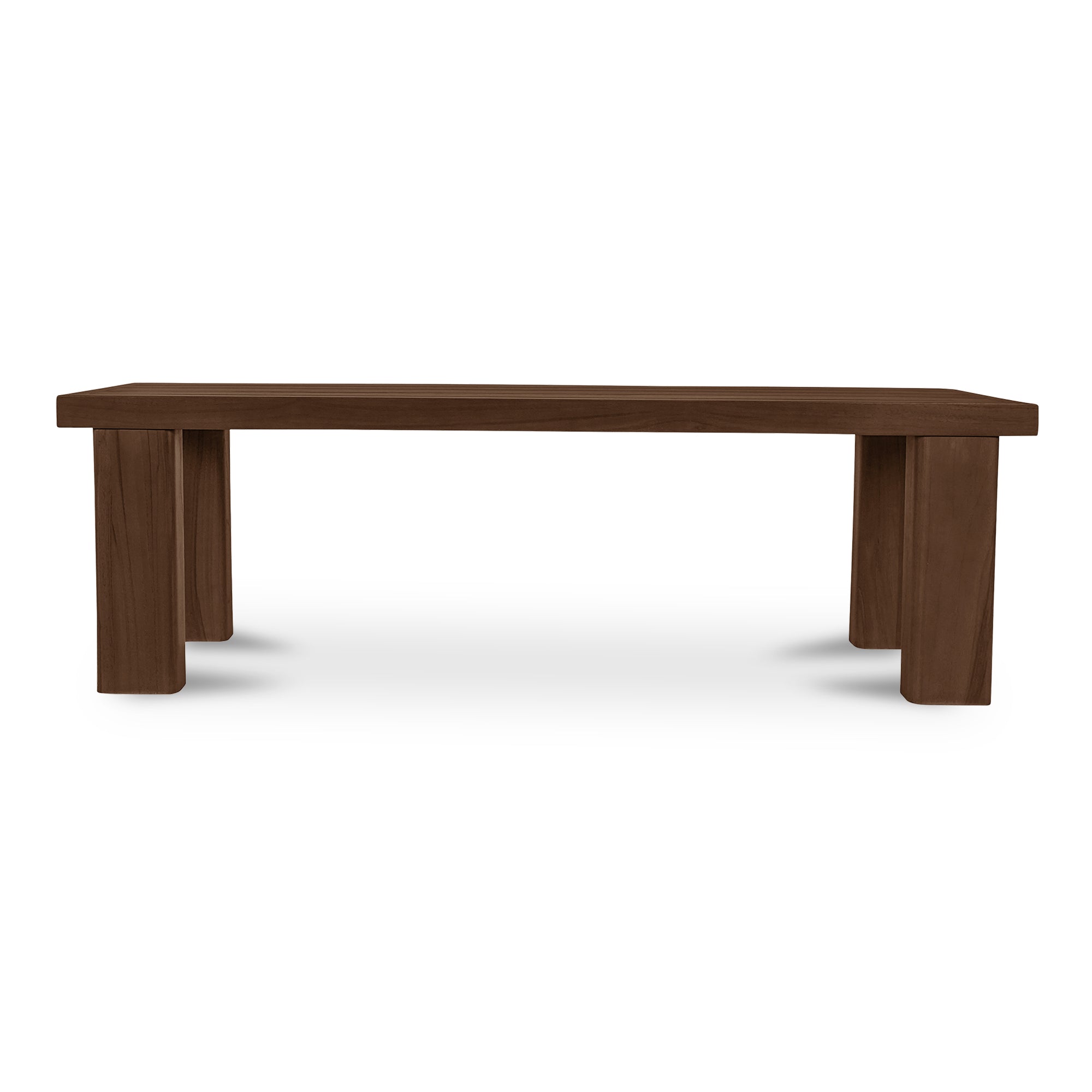 Malena Outdoor Bench Brown Furniture - Dining Benches Moe's Furniture