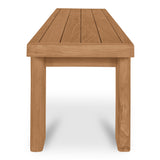 Malena Outdoor Dining Bench Natural Furniture - Dining Benches Moe's Furniture