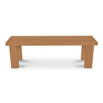 Malena Outdoor Dining Bench Natural Furniture - Dining Benches Moe's Furniture