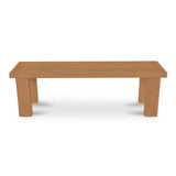 Malena Outdoor Dining Bench Natural Furniture - Dining Benches Moe's Furniture