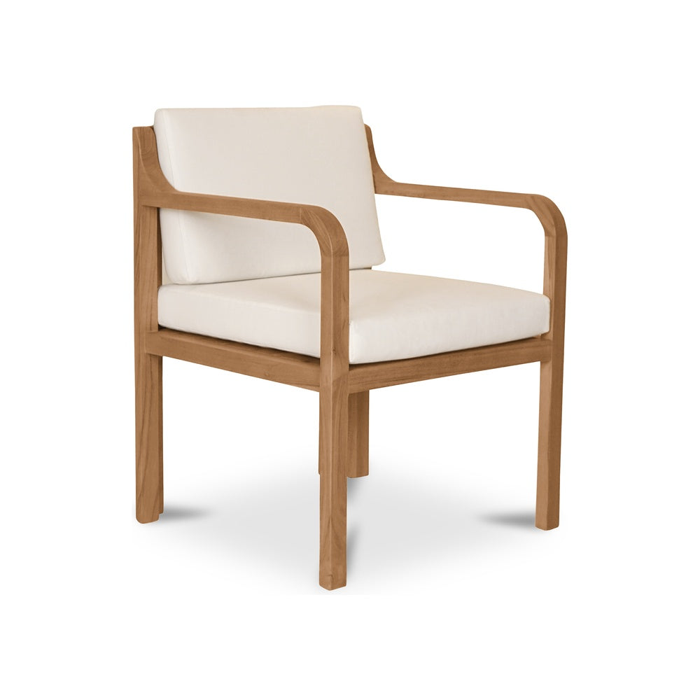 Nestor Outdoor Dining Chair White Furniture - Outdoor Dining Tables Moe's Furniture