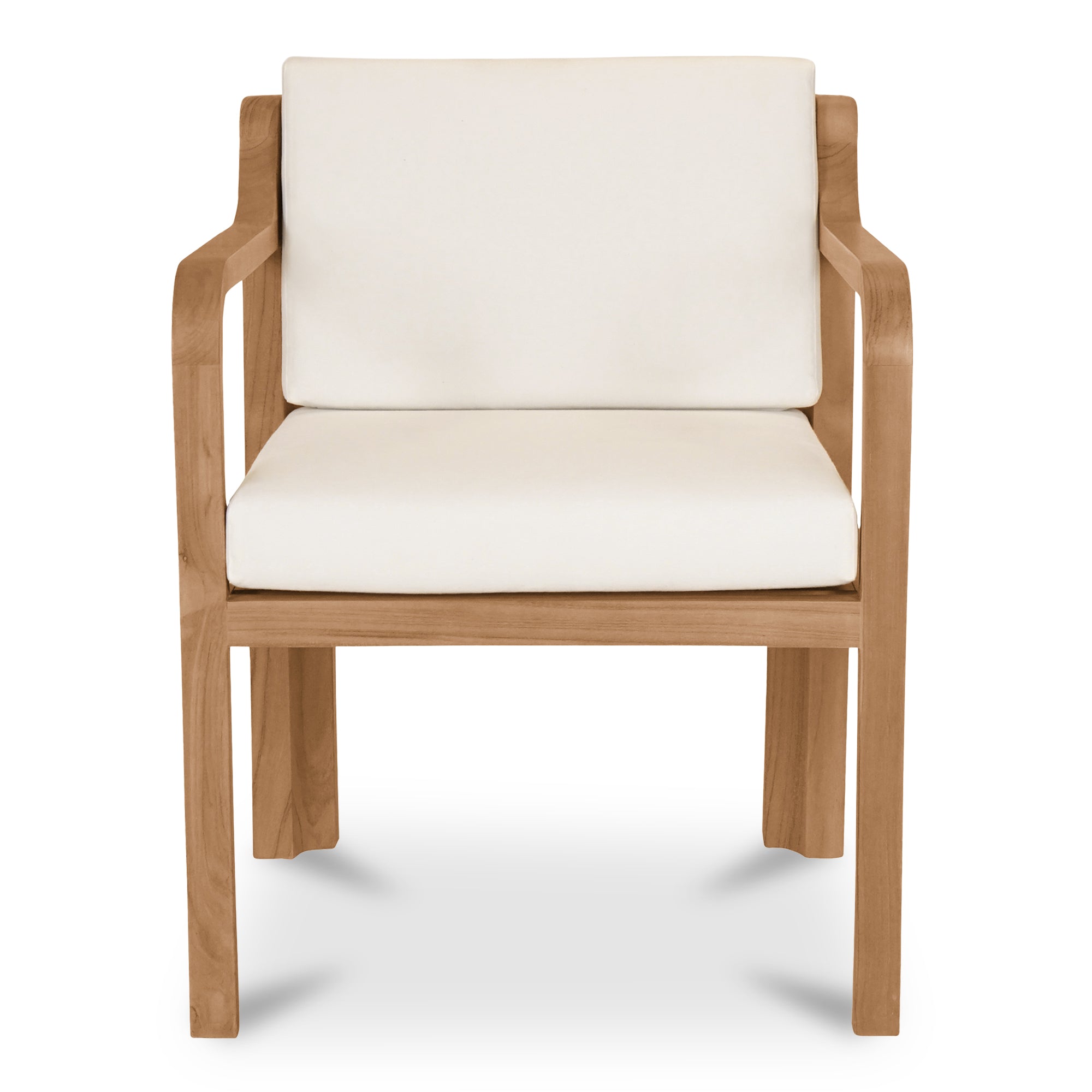 Nestor Outdoor Dining Chair White Furniture - Outdoor Dining Tables Moe's Furniture