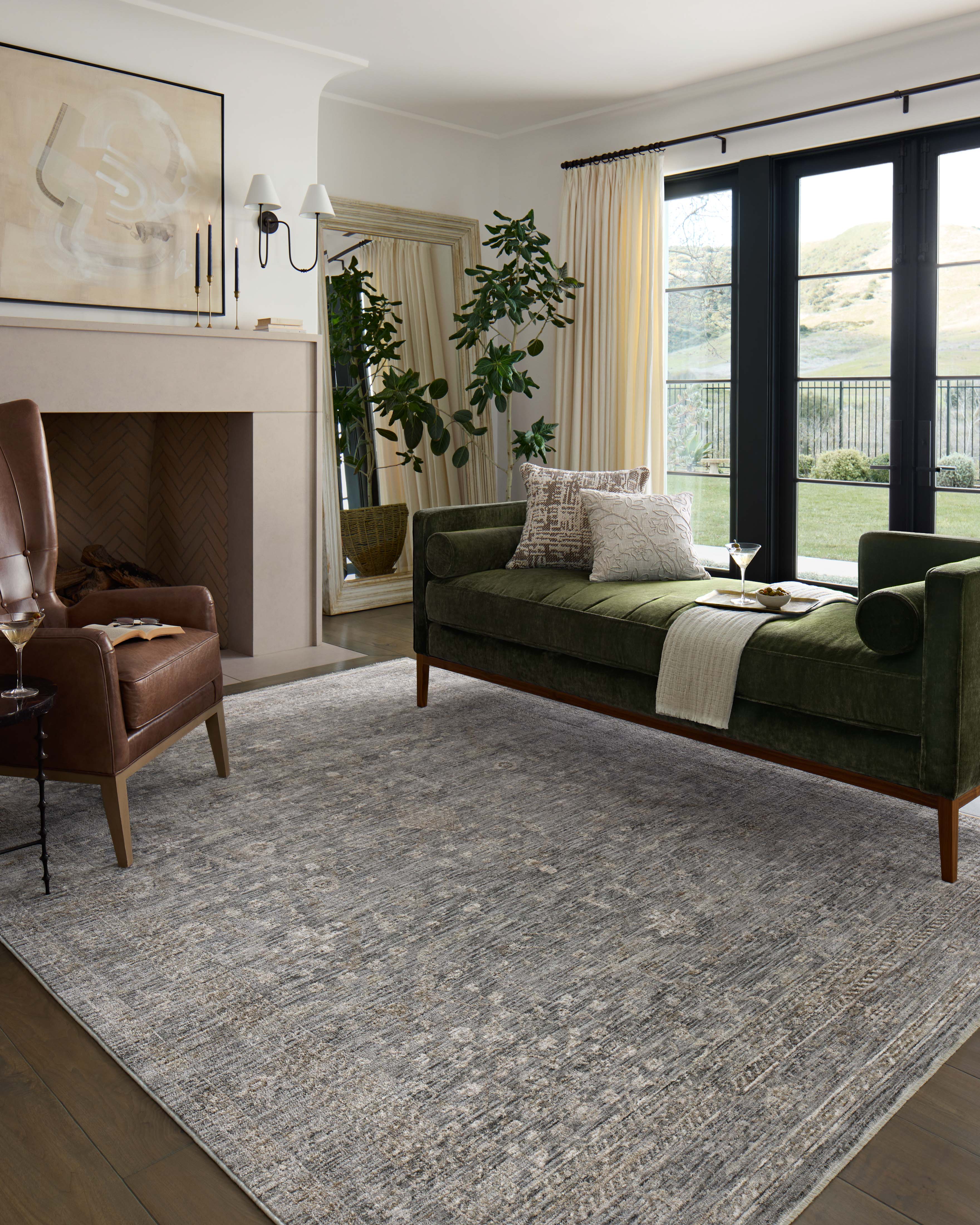 Loloi Tabitha Stone / Natural Rug 0-patterned rugs Loloi