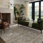 Loloi Tabitha Slate / Natural Rug 0-patterned rugs Loloi