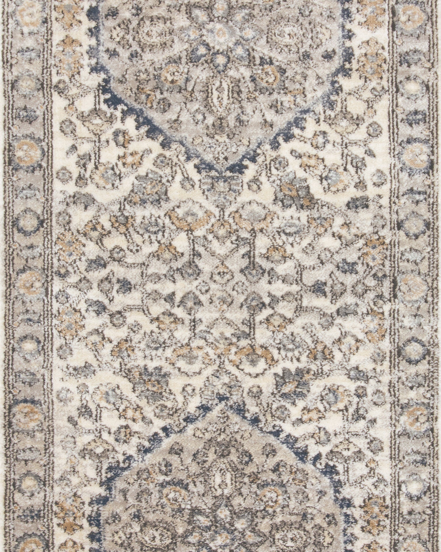 Loloi Teagan Natural / Lt. Grey Rug RUGS - patterned Loloi