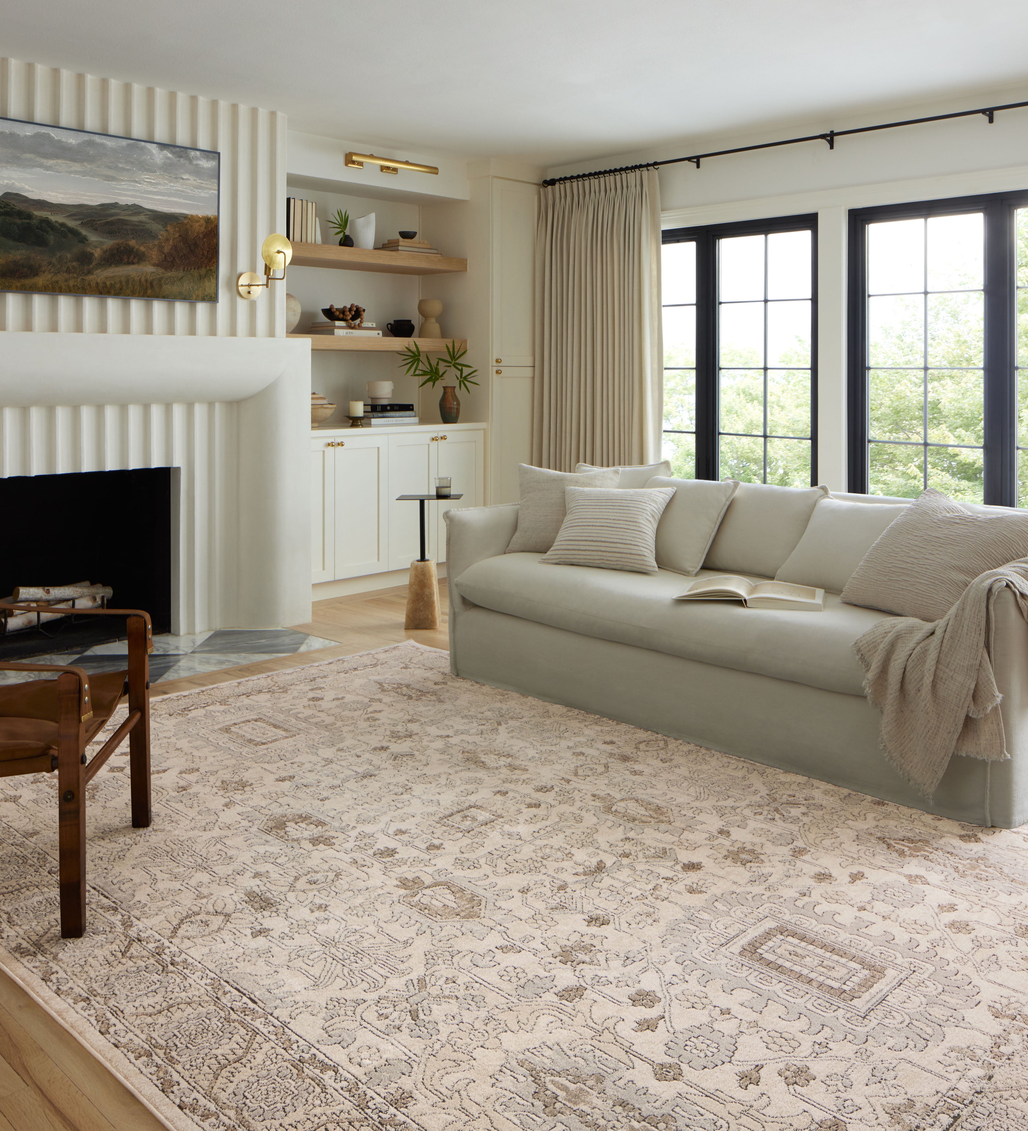 Loloi Teagan Ivory / Sand Rug RUGS - patterned Loloi