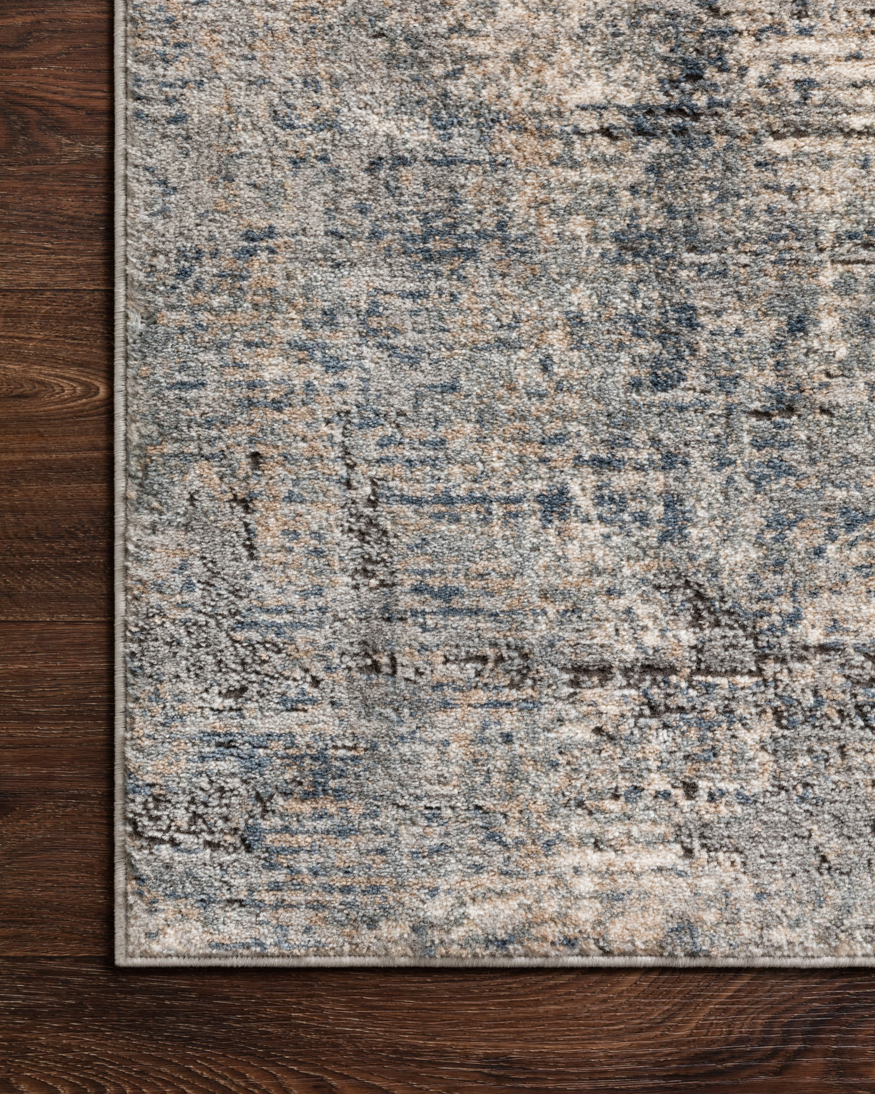 Loloi Teagan Denim / Slate Rug RUGS - synthetic Loloi