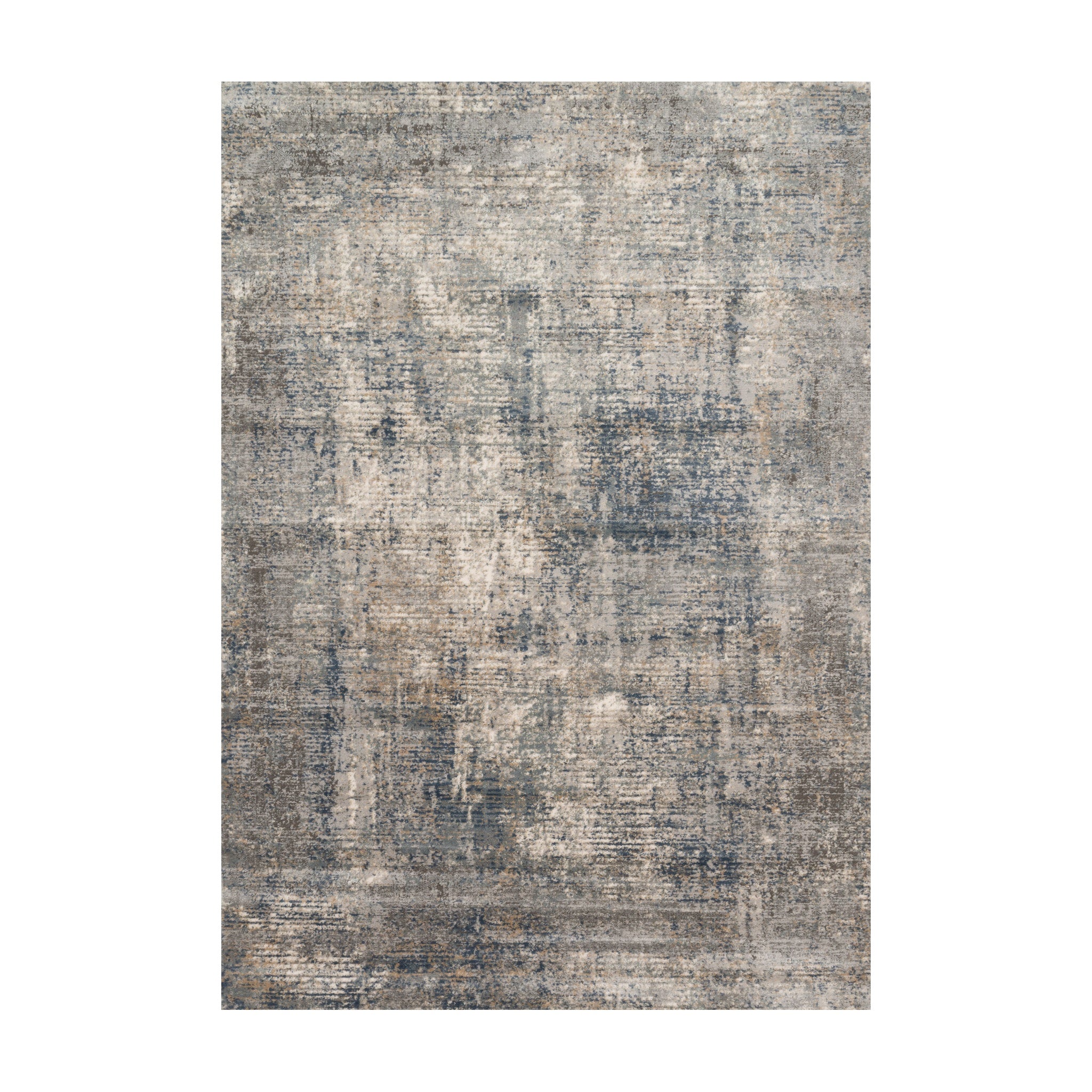 Loloi Teagan Denim / Slate Rug RUGS - synthetic Loloi 18" x 18"