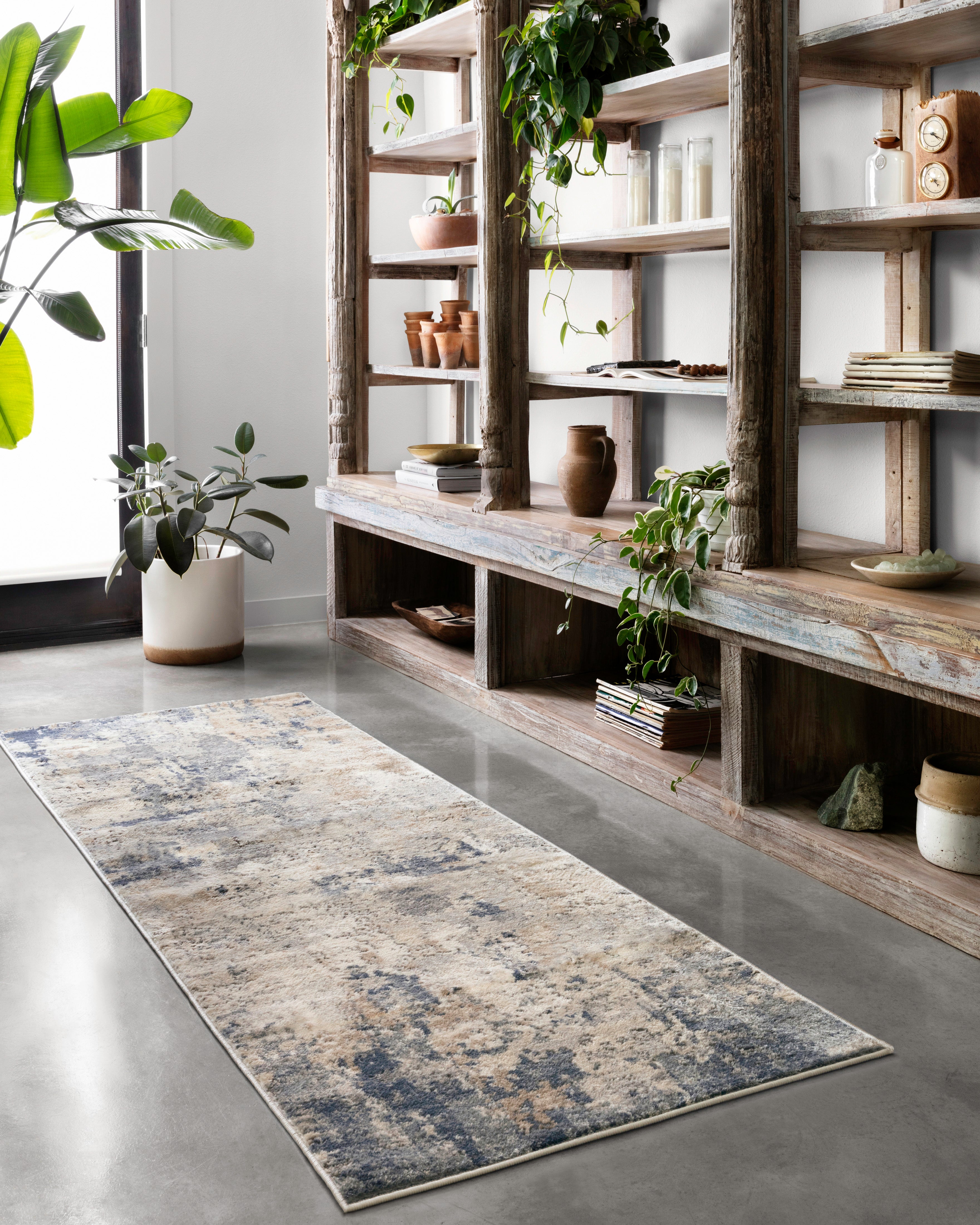Loloi Teagan Sand / Mist Rug RUGS - synthetic Loloi