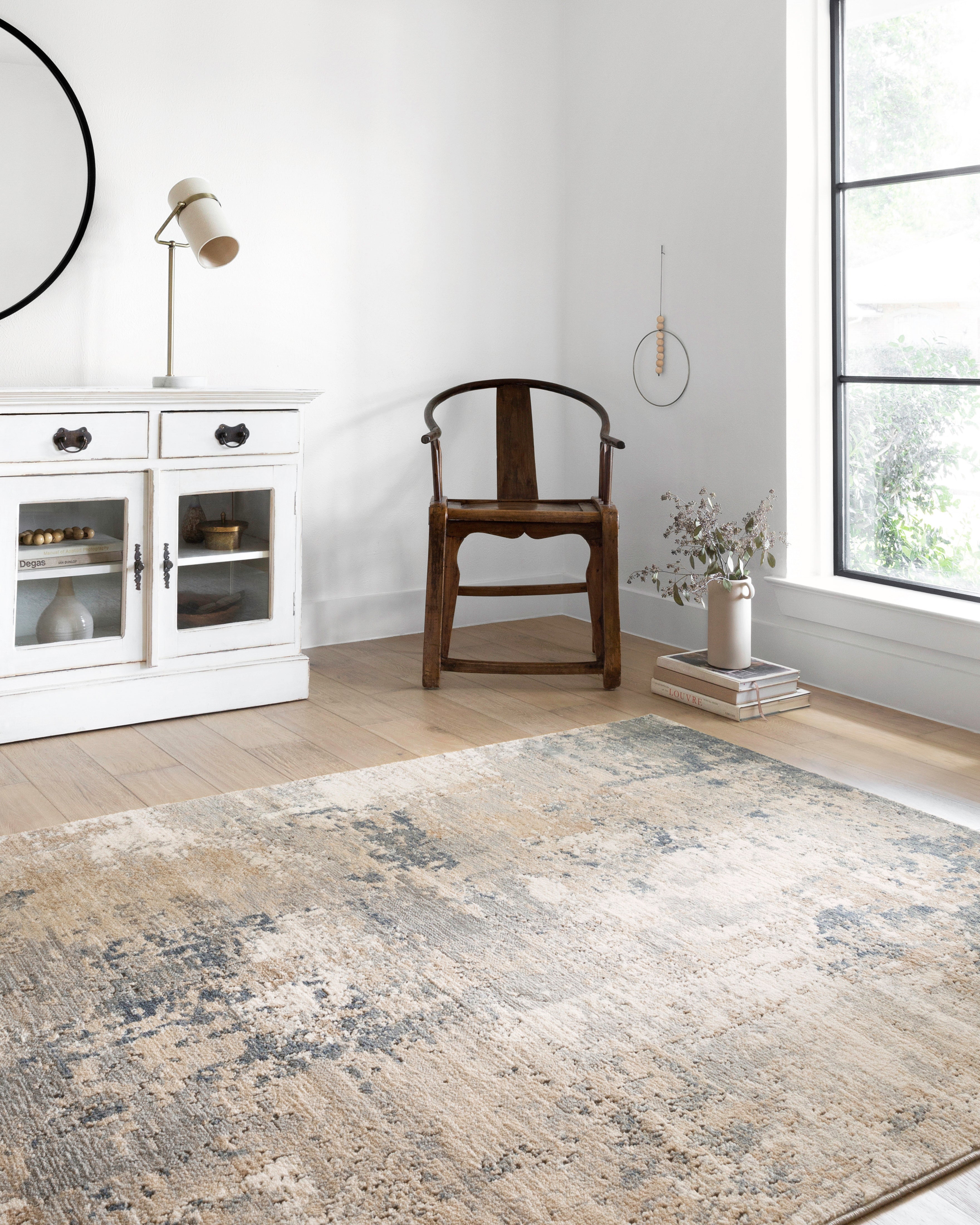 Loloi Teagan Sand / Mist Rug RUGS - synthetic Loloi
