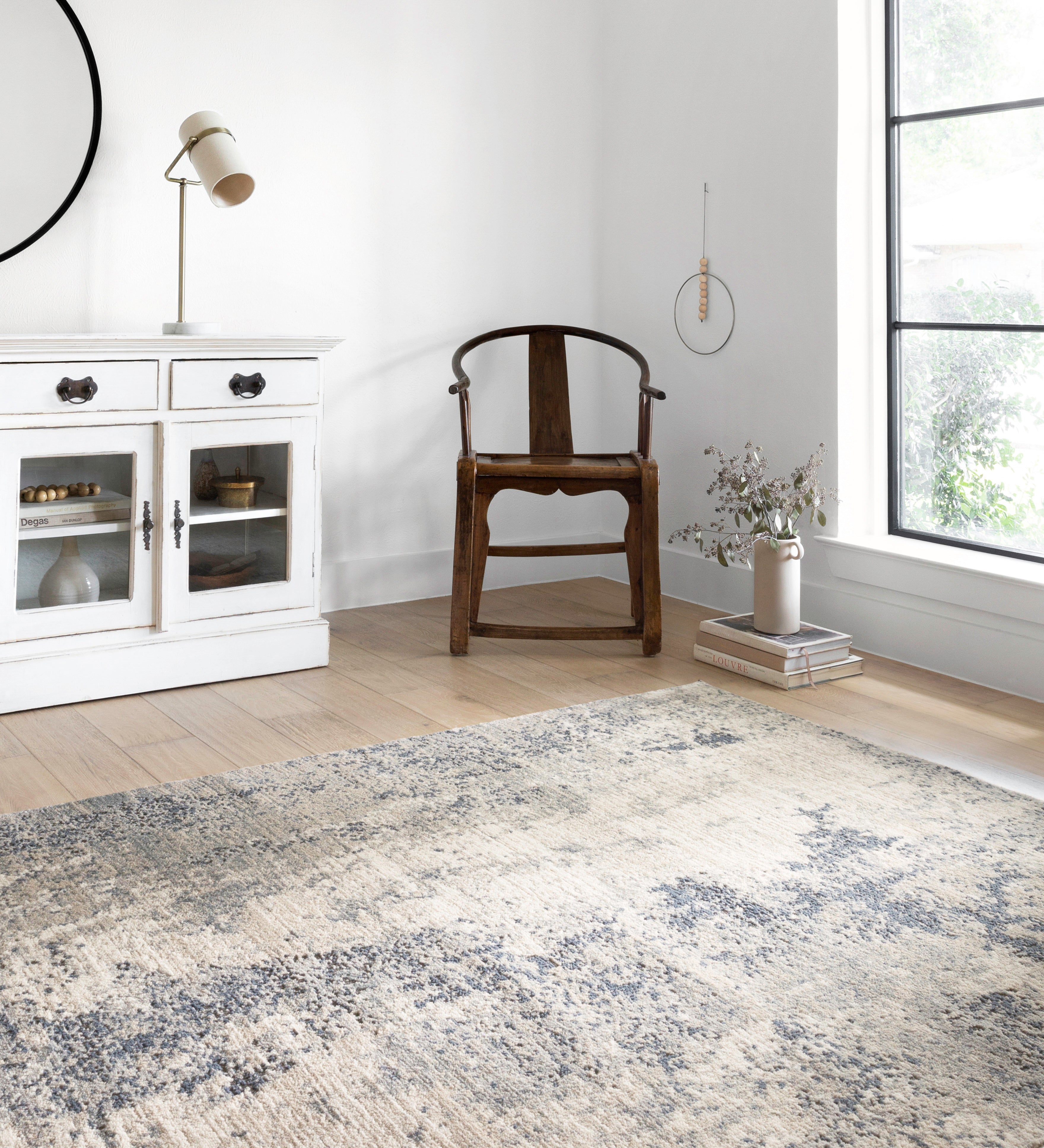 Loloi Teagan Natural / Denim Rug