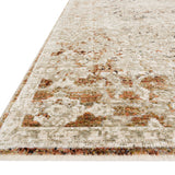 Loloi Theia Natural / Rust Rug RUGS - synthetic Loloi