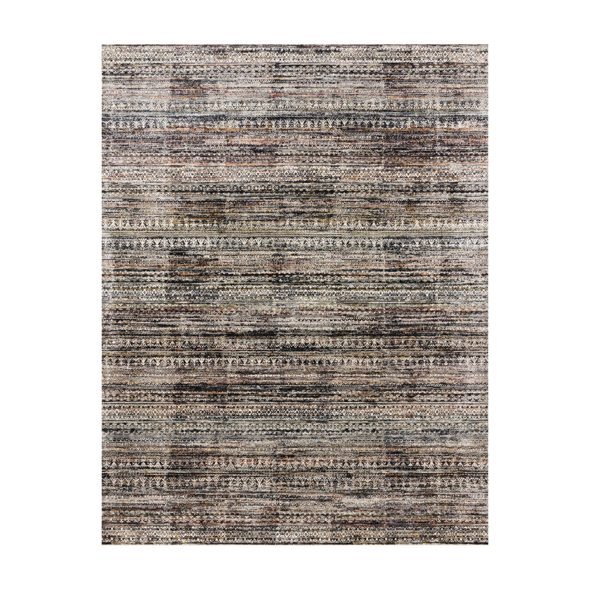 Loloi Theia Grey / Multi Rug, 18" x 18"