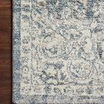 Loloi Theory Ivory / Blue Rug RUGS - synthetic Loloi