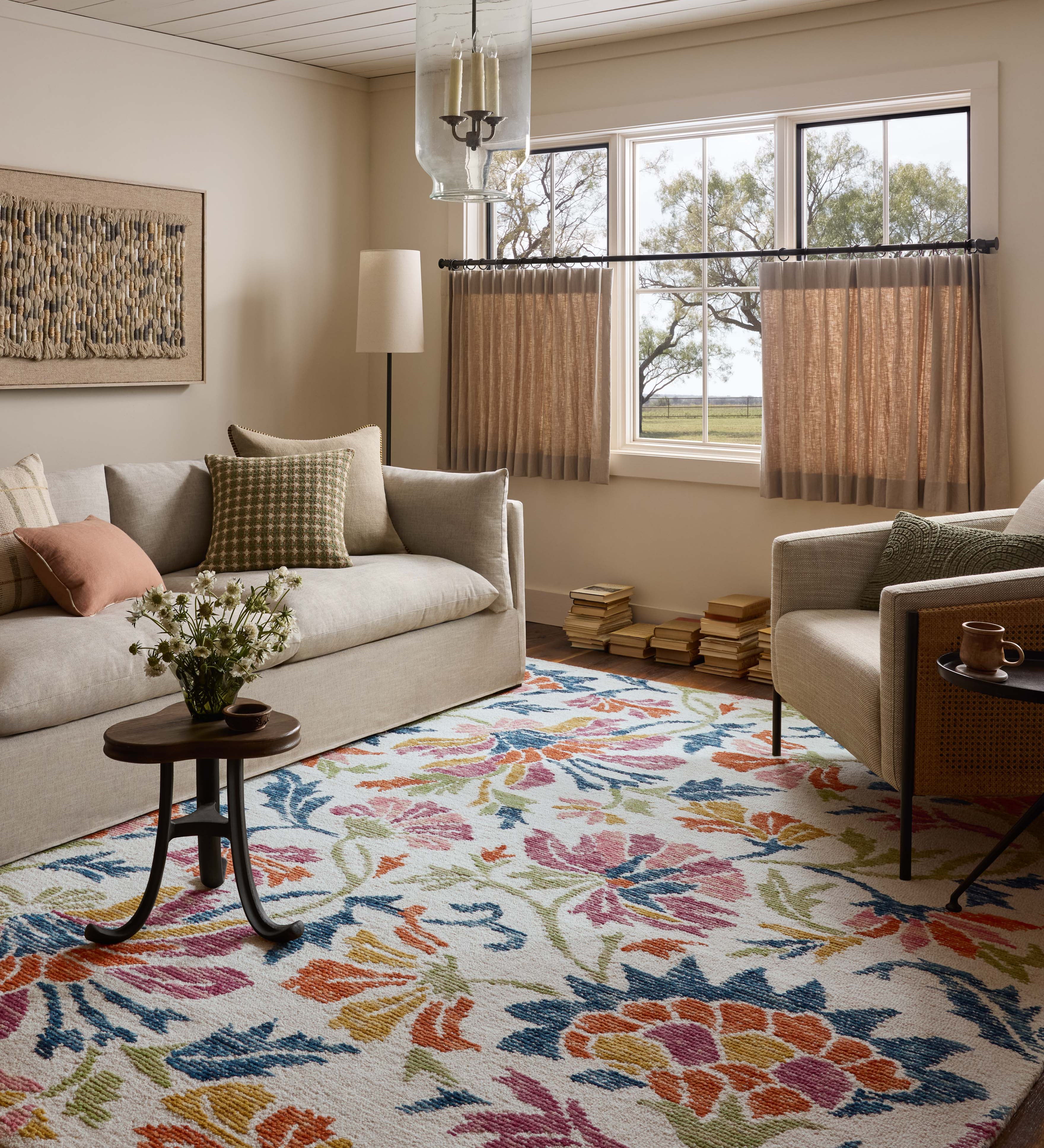 Loloi Tilly Ivory / Multi Rug RUGS - wool Loloi