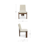 Mila Dining Chair - Set of 2 FURNITURE - dining chair Moe's Furniture