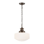 STORE FIXTURE - Milton Road Flush Mount - Antique Nickel LIGHTING - store fixture Visual Comfort - Signature