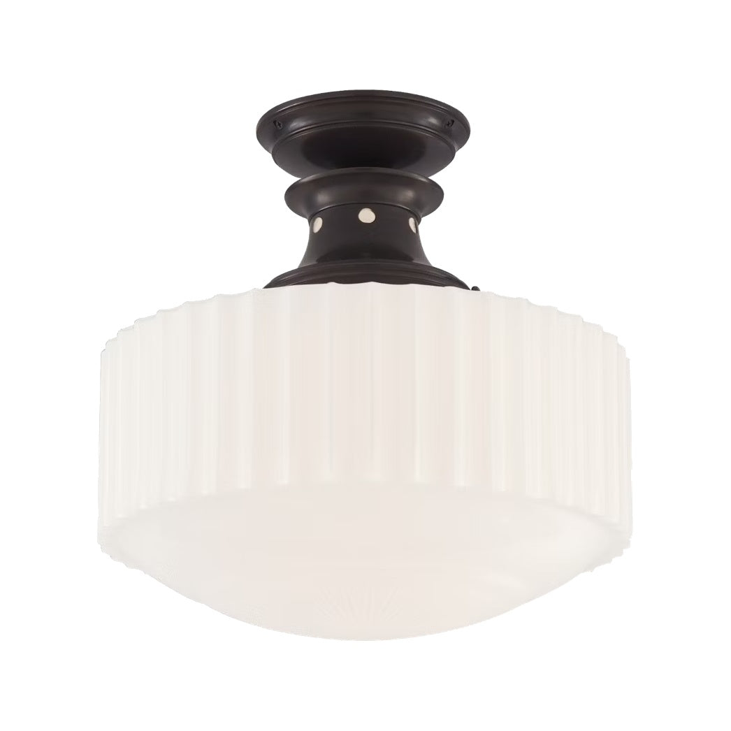 Milton Road Flush Mount LIGHTING - flush mount Visual Comfort - Signature Bronze