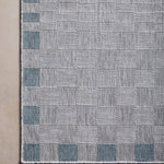 Amber Lewis x Loloi Topanga Silver / Blue Rug 5-Rugs - indoor/outdoor Loloi