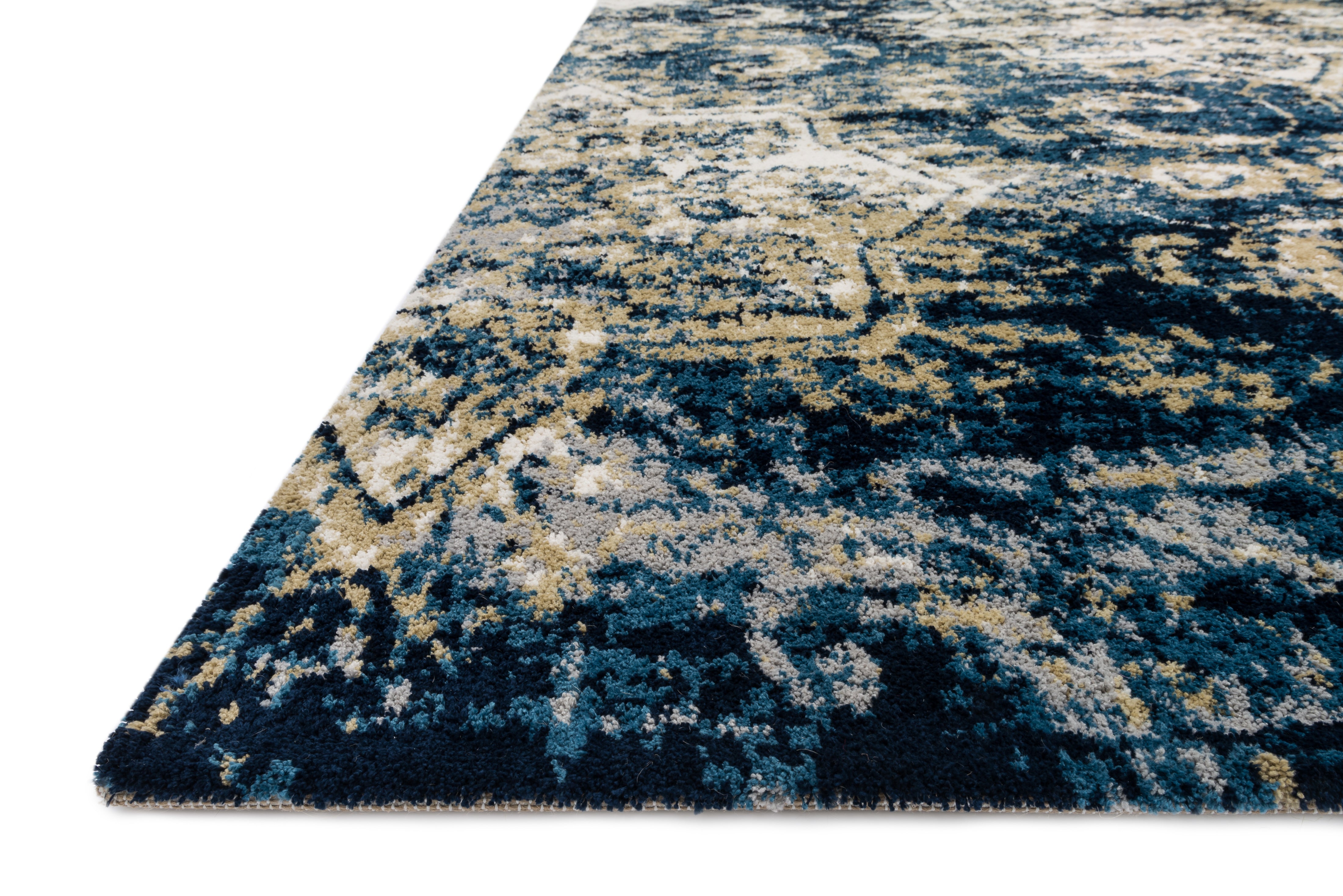 Loloi Torrance Navy / Ivory Rug RUGS - synthetic Loloi