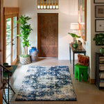Loloi Torrance Navy / Ivory Rug RUGS - synthetic Loloi