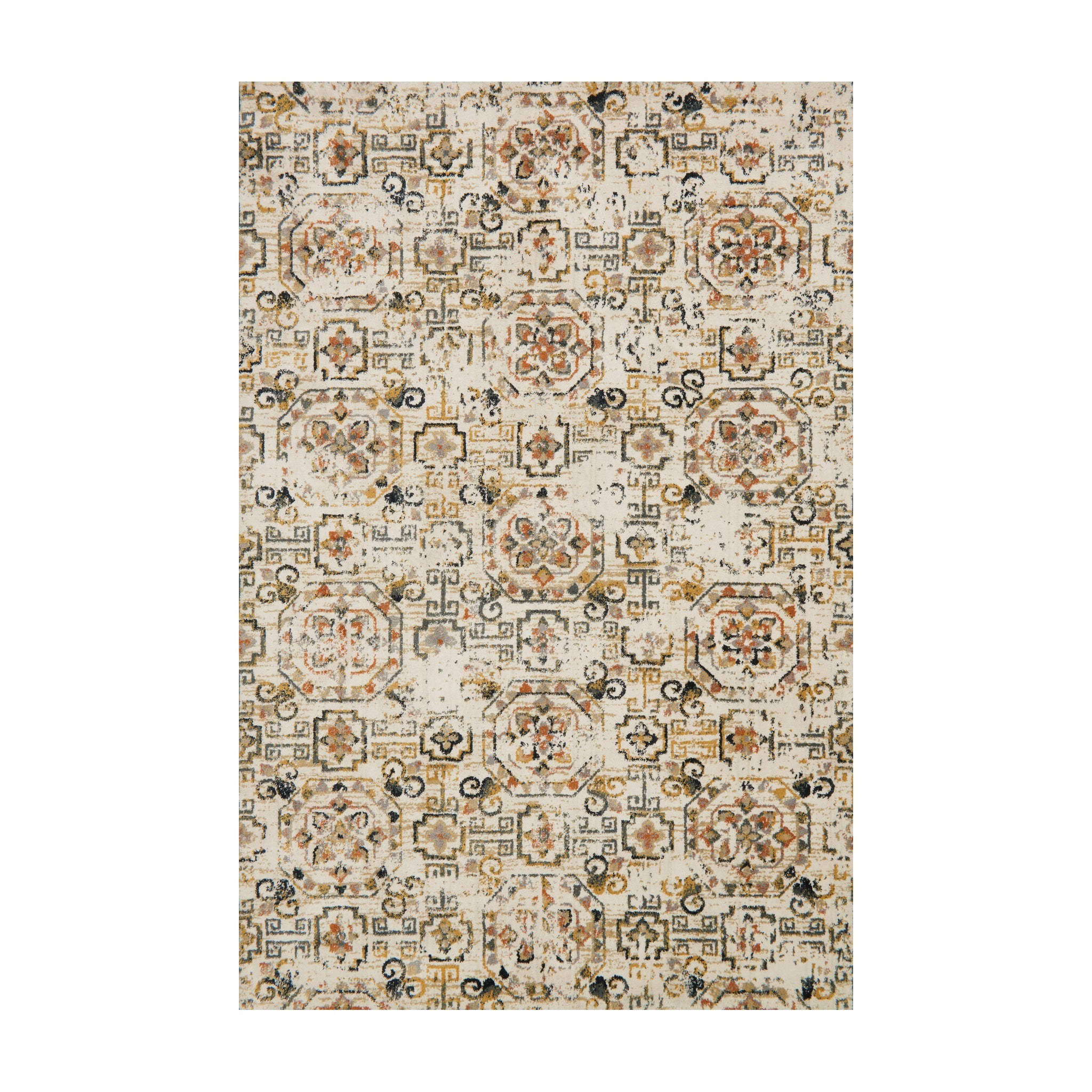 Loloi Torrance Ivory / Taupe Rug RUGS - synthetic Loloi 2'7" x 4'