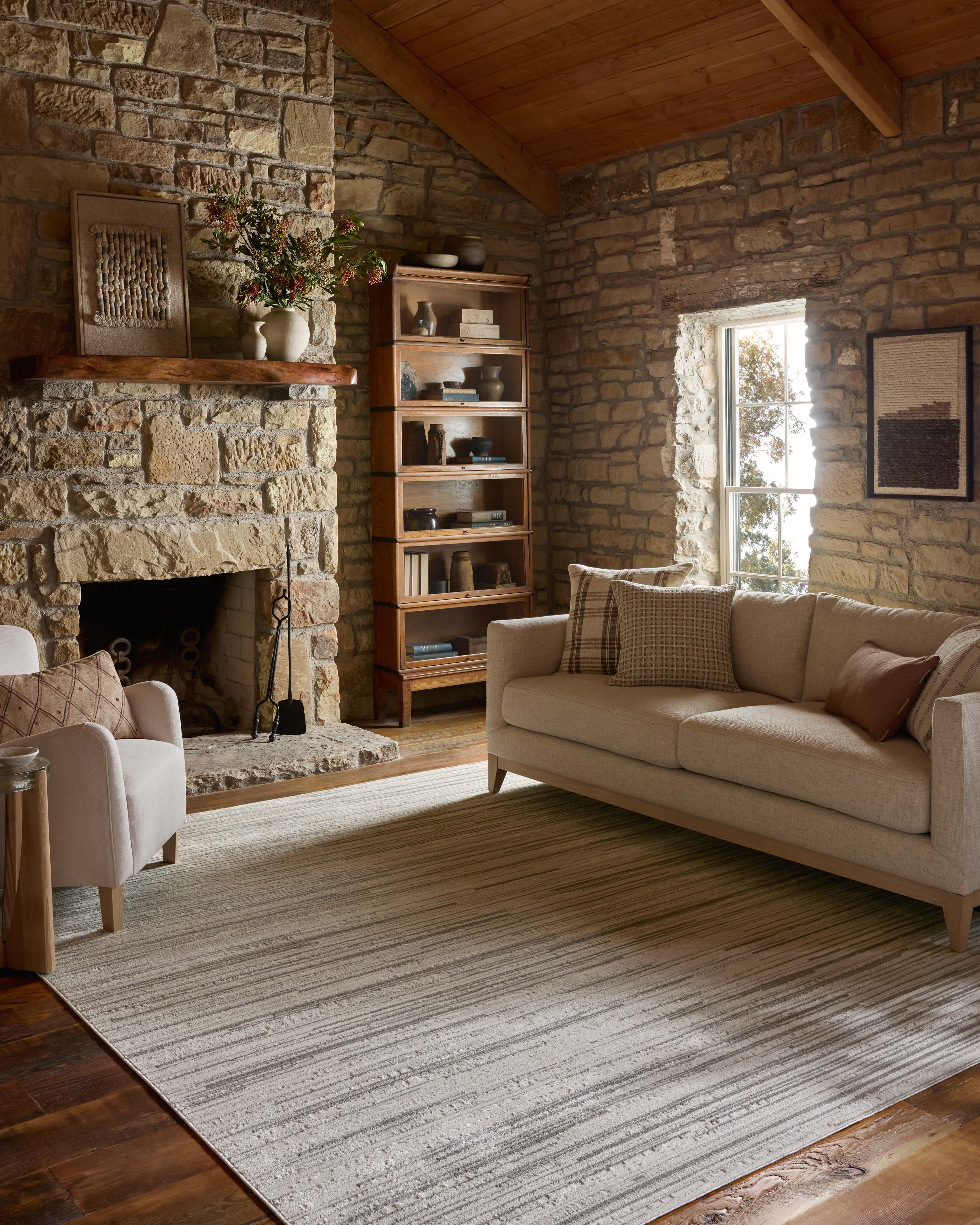 Loloi Townes Beige / Grey Rug RUGS - synthetic Loloi
