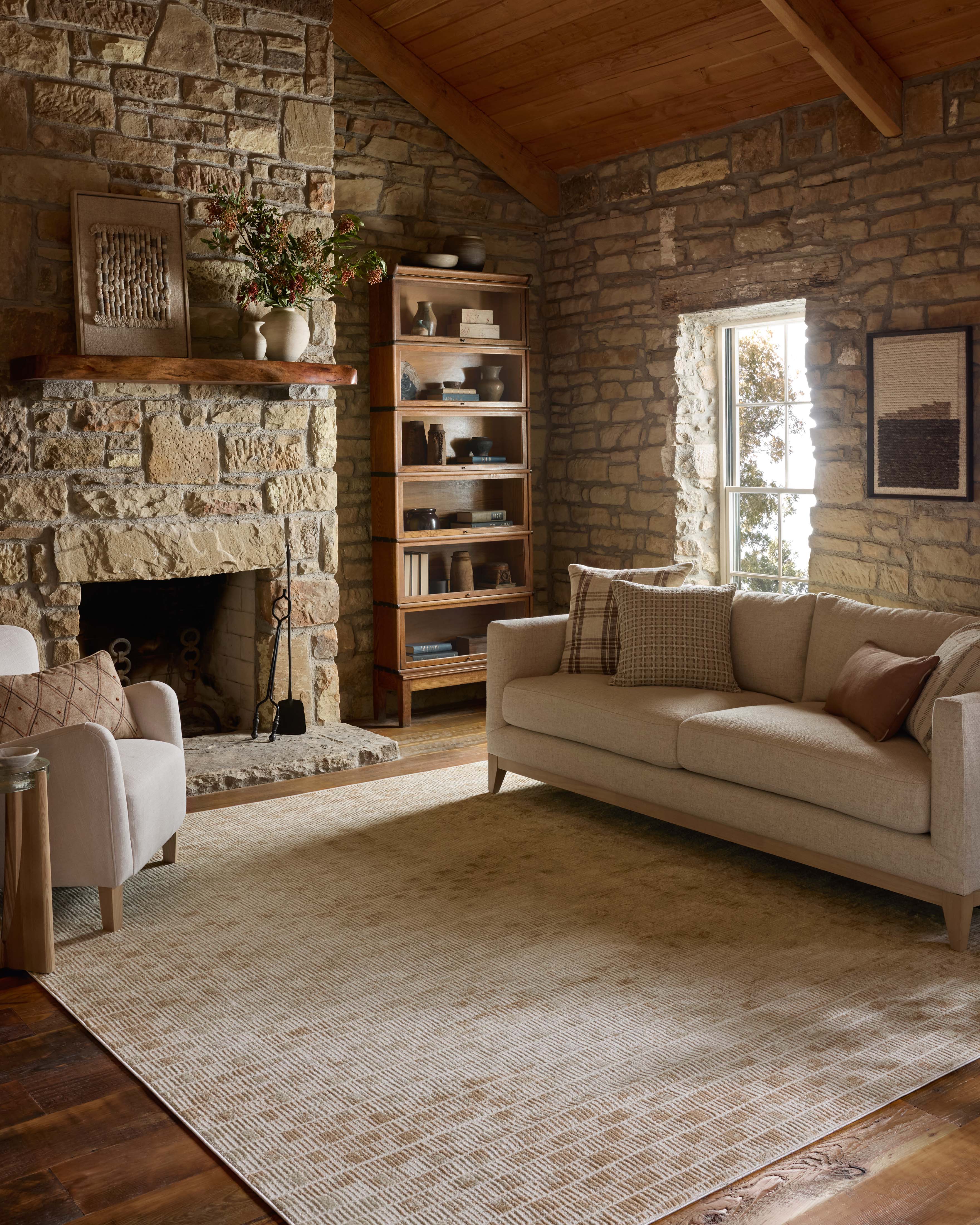 Loloi Townes Beige / Clay Rug RUGS - synthetic Loloi