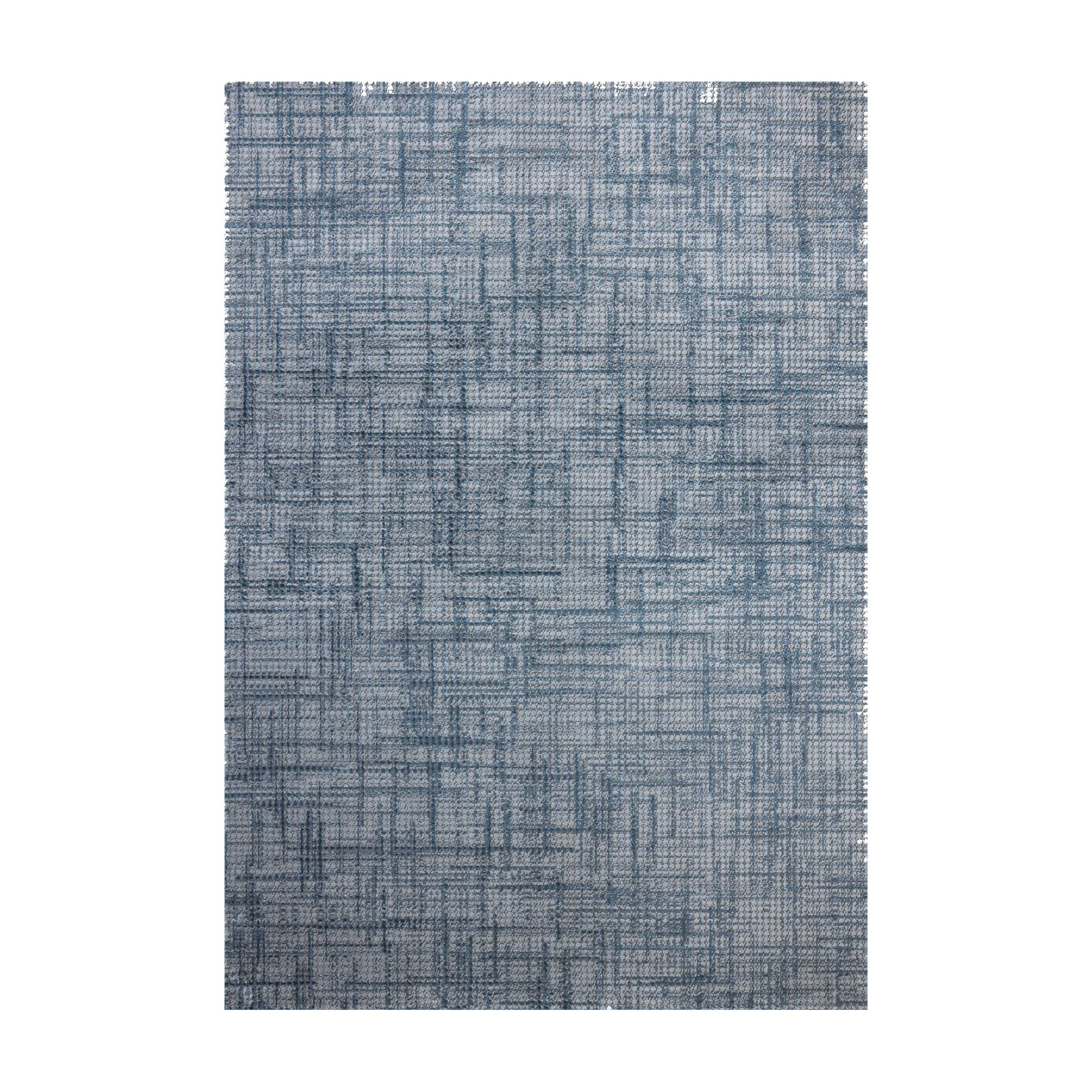 Loloi Townes Grey / Denim Rug, 18" x 18"