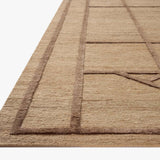 Jeremiah Brent x Loloi Tracery Natural / Mocha Rug – 2