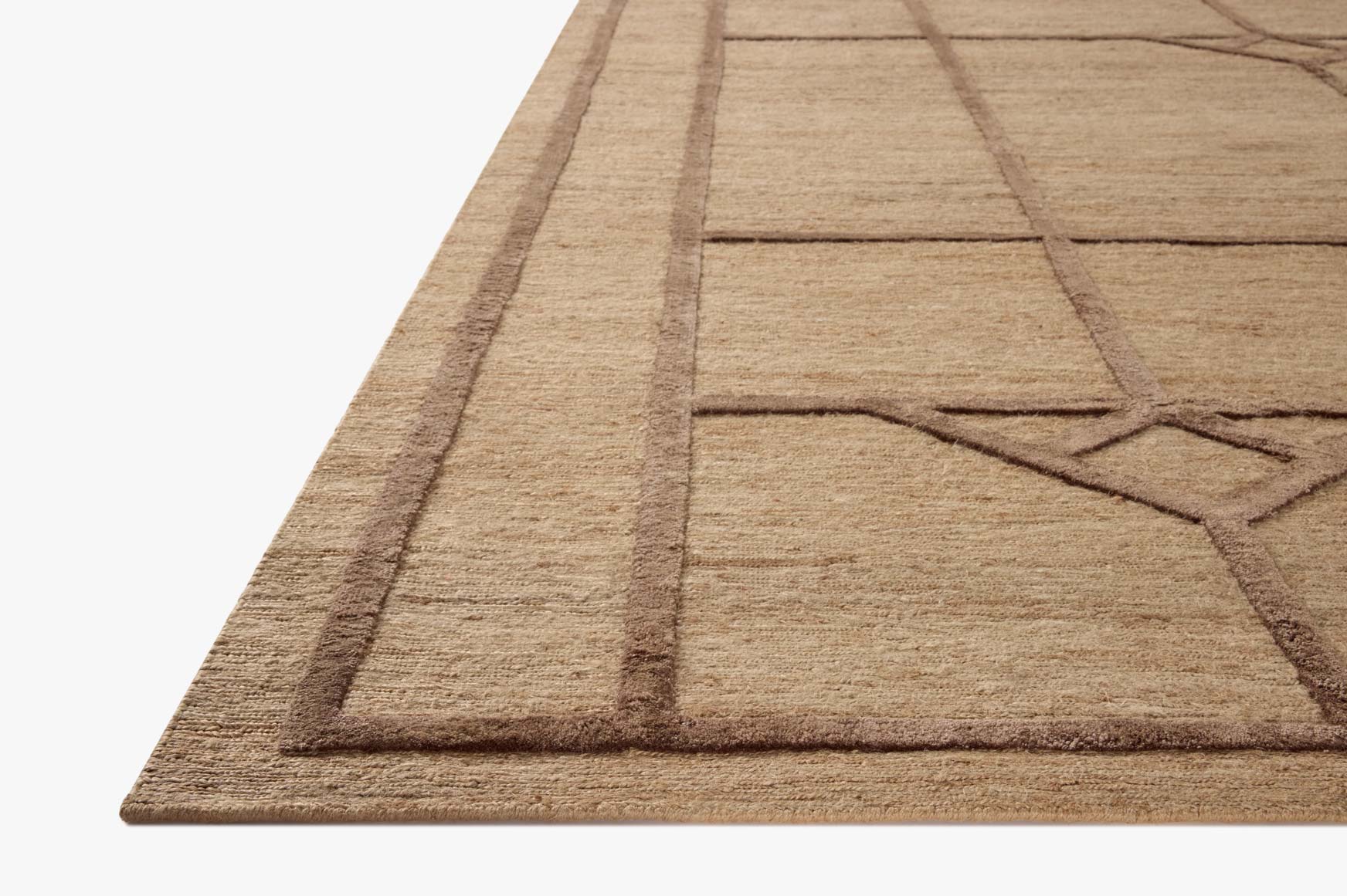 Jeremiah Brent x Loloi Tracery Natural / Mocha Rug – 2