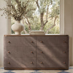 Sloane 6 Drawer Dresser FURNITURE - dresser Moe's Furniture