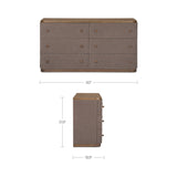 Sloane 6 Drawer Dresser FURNITURE - dresser Moe's Furniture