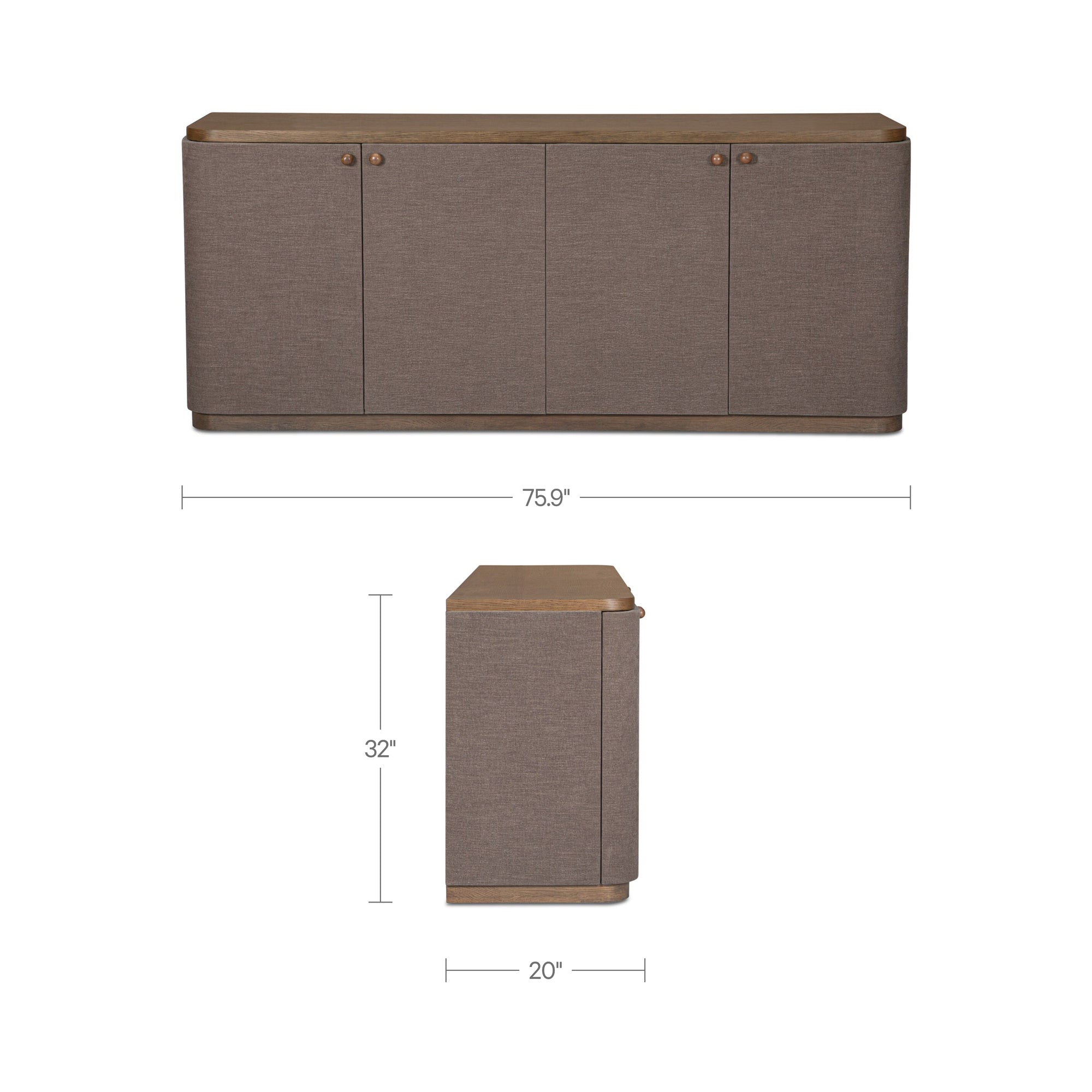 Sloane Sideboard FURNITURE - sideboard Moe's Furniture