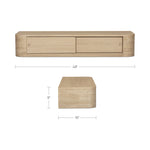 Ramsey Floating Console Table FURNITURE - console table Moe's Furniture