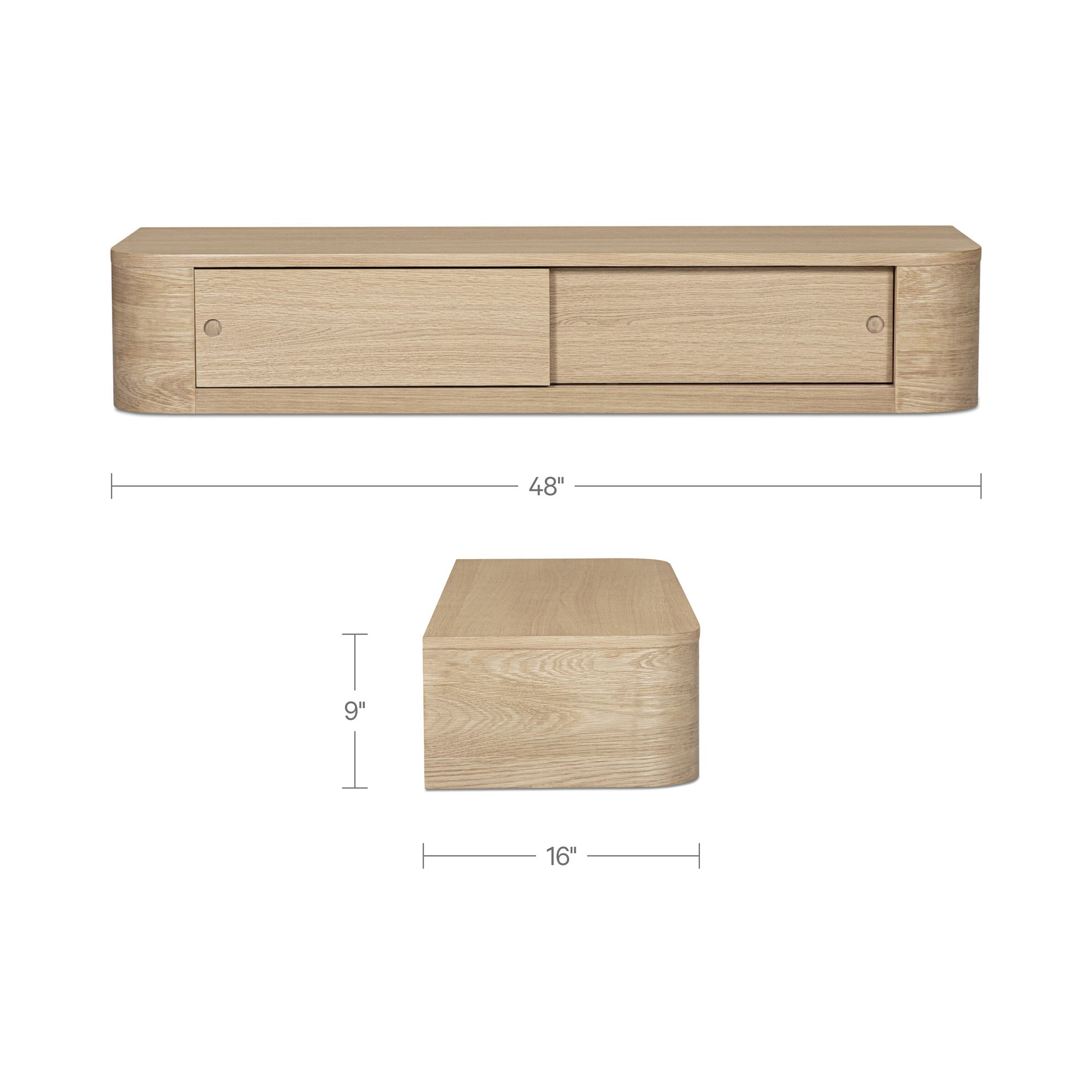 Ramsey Floating Console Table FURNITURE - console table Moe's Furniture
