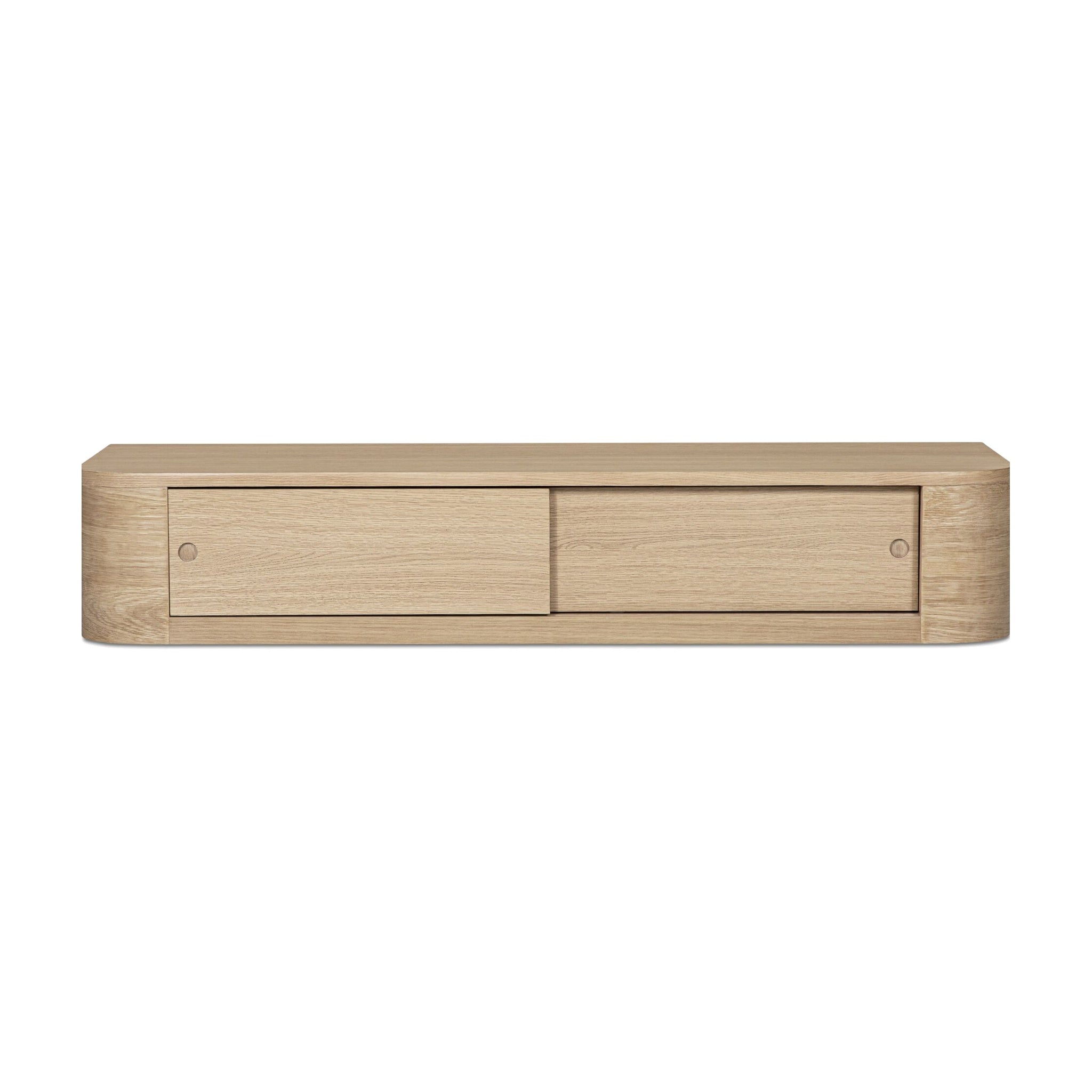 Ramsey Floating Console Table FURNITURE - console table Moe's Furniture Natural