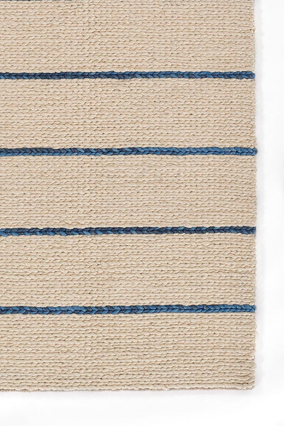 Strand Ivory / Blue Rug